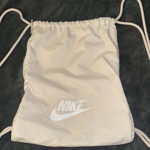 Nike | Cream Drawstring Bag